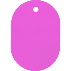 TR TRUSCO 小判札 小 45X30mm 5枚入 ピンク