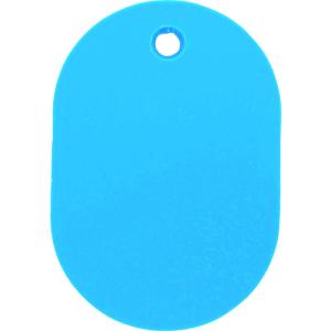 TR TRUSCO 小判札 小 45X30mm 5枚入 空色