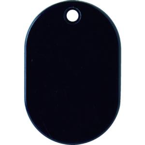 TR TRUSCO 小判札 小 45X30mm 5枚入 黒