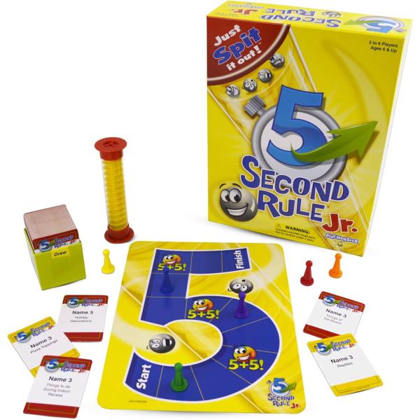 5セカンドルール ジュニア【5秒で即答！家族で盛り上がるボドゲ】子供の思考力を鍛える英語知育ゲーム