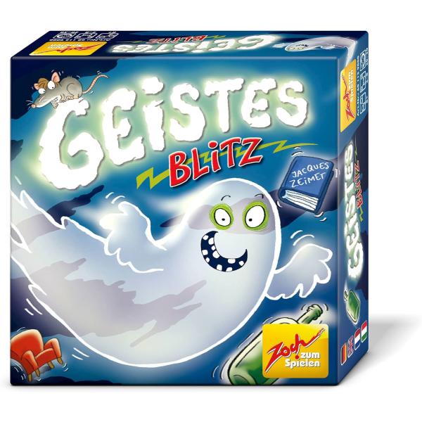 ボードゲーム おばけキャッチ Geistesblitz 反射神経判断力訓練 木製フィギュア5種多人数...