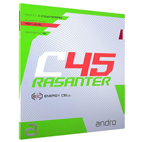 アンドロ ラザンター C45 卓球ラケット用 裏ソフトラバー レッド/ブラック  (andro) [...