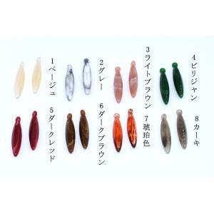 アクリルチャーム オーバル 1カン 5×26m...の詳細画像1