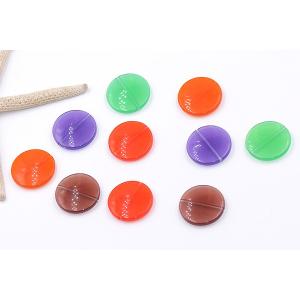 高品質アクリルビーズ コイン 25mm【10ヶ】の詳細画像2