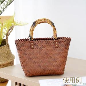 バンブーハンドル 樹脂製 竹型 竹調バッグ持ち...の詳細画像4