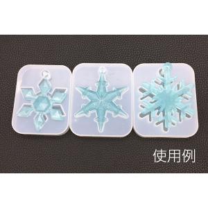 シリコンモールド レジンモールド スノーフレー...の詳細画像4