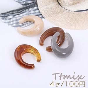 樹脂イヤーカフ フープ 20×24mm