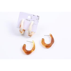 樹脂ピアス フープ しずく型 25×33mm(2ヶ)の詳細画像2