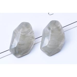 樹脂ピアス 不規則型 22×35mm(2ヶ)の詳細画像3