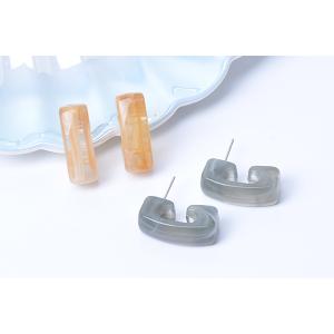 樹脂ピアス カーブ 9×25mm(2ヶ)の詳細画像3