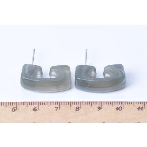 樹脂ピアス カーブ 9×25mm(2ヶ)の詳細画像4