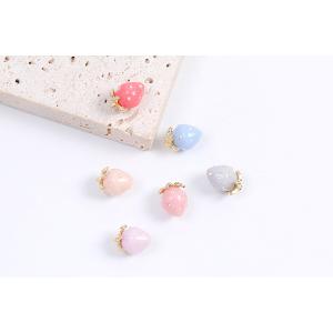 立体いちごチャーム パステルカラーイチゴチャー...の詳細画像2