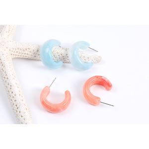 樹脂ピアス Cフープ 11×26mm(2ヶ)の詳細画像2