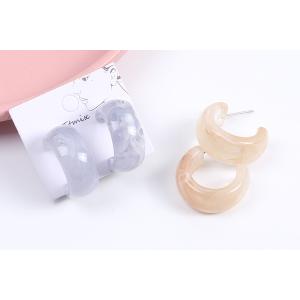 樹脂ピアス Cフープ 11×26mm(2ヶ)の詳細画像3