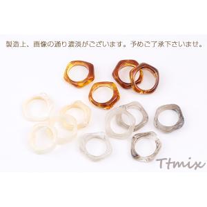 高品質樹脂リング 指輪 樹脂チャーム 25×2...の詳細画像4