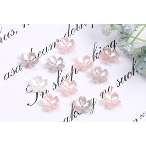 アクリルパーツ パール風 フラワー 桜 14m...の詳細画像4