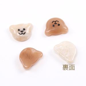 樹脂貼付けパーツ 樹脂カボション クマ 16....の詳細画像2