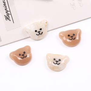樹脂貼付けパーツ 樹脂カボション クマ 16....の詳細画像3