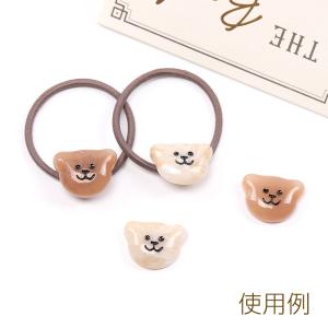 樹脂貼付けパーツ 樹脂カボション クマ 16....の詳細画像5