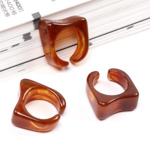 樹脂リング 指輪 不規則型 23×26mm(1ヶ)の詳細画像2