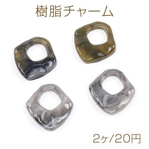 樹脂チャーム 不規則型 26.5×28mm(2ヶ)の商品画像