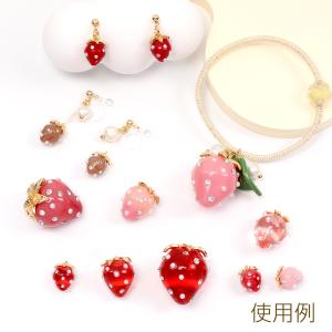 いちごチャーム 樹脂製イチゴチャーム かわいい...の詳細画像4