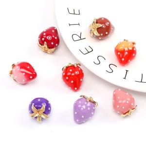いちごチャーム 樹脂製イチゴチャーム かわいい...の詳細画像2