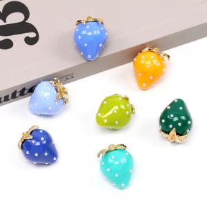 いちごチャーム 樹脂製イチゴチャーム かわいい...の詳細画像3