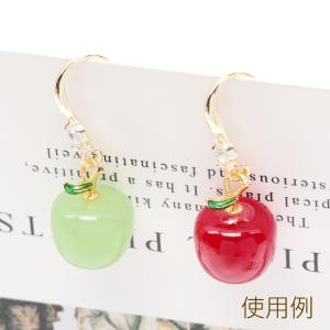 樹脂チャーム りんご リンゴ 林檎 アップル ...の詳細画像4