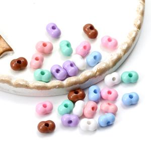 アクリルピーナッツ型ビーズ ピーナッツモチーフ...の詳細画像3