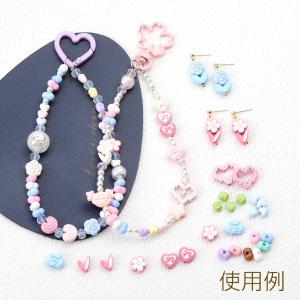 アクリルピーナッツ型ビーズ ピーナッツモチーフ...の詳細画像4