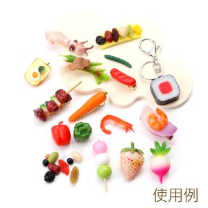 ミニチュアフードパーツ プラスチック製 食品サ...の詳細画像4
