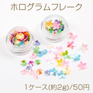2g】丸ホログラム MIX ネイルパーツ カラーミックス : ビーズアンド