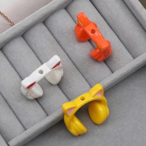 アクリルビーズ 猫耳ヘッドフォン ねこ耳 イヤ...の詳細画像2
