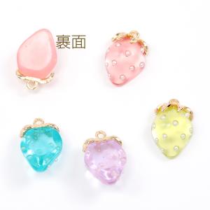 いちごチャーム 樹脂製イチゴチャーム 貼り付け...の詳細画像2