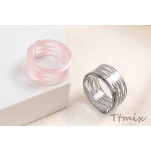 デザインリング 指輪 幅約10mm(1ヶ)の詳細画像3