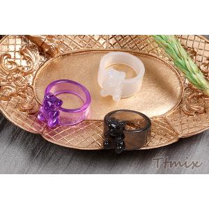 デザインリング 指輪 クマ 幅約18mm(1ヶ)の詳細画像3