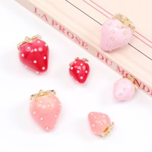 いちごチャーム 樹脂製イチゴチャーム かわいい...の詳細画像3
