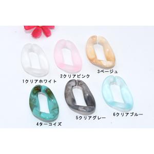 アクリルチェーンパーツ キヘイ 26×38mm...の詳細画像1