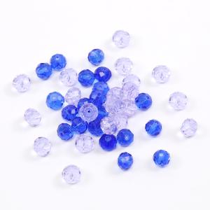ガラスビーズ ボタンカット 6×8mm クリア...の詳細画像4
