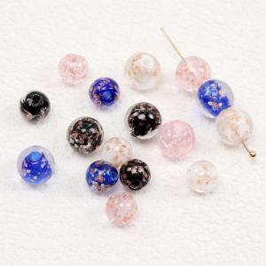 瑠璃ビーズ 琉璃ビーズ るりビーズ 一つずつ手...の詳細画像2