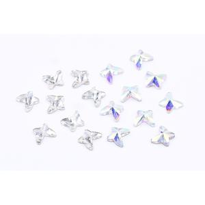 ガラスストーン 蝶 7×8mm フラッシュ【20ヶ】の詳細画像3