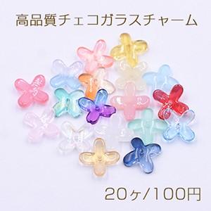 ガラス製クローバーパーツ ガラス花座 上質チェコ...の商品画像
