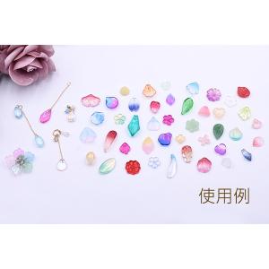 ガラス製クローバーパーツ ガラス花座 上質チェ...の詳細画像5