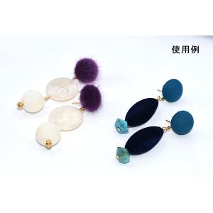 デコパーツ 半球 15mm ファー付き【10ヶ】の詳細画像4