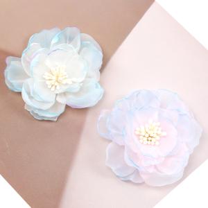 フラワーパーツ 牡丹 花 服飾パーツ 貼り付け...の詳細画像3
