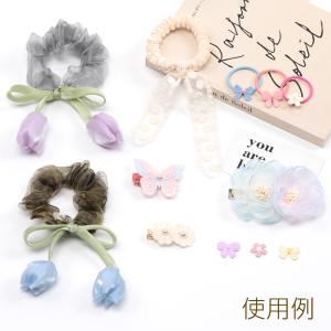フラワーパーツ 牡丹 花 服飾パーツ 貼り付け...の詳細画像4