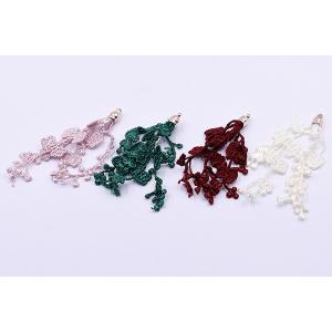 タッセルチャーム レースフラワー CCB付 ゴ...の詳細画像2