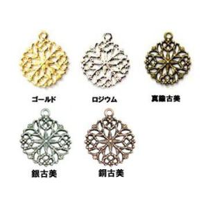 透かしパーツ カン付丸1