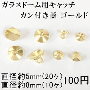 ガラスドーム用キャッチ カン付き蓋 5mm/8m...の商品画像